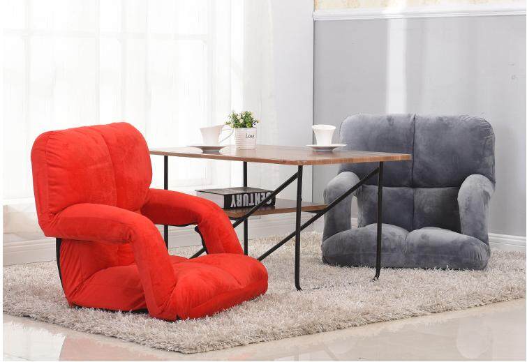 Adjustable Relaxing Folding Sofa Bed w/ Handle Multifunctional Foldable Reclining Chair 5 Position Furniture Living Room