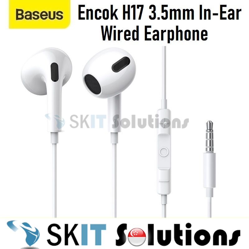 Baseus Encok H17 3.5mm Jack Wired In-Ear Lateral Earphone