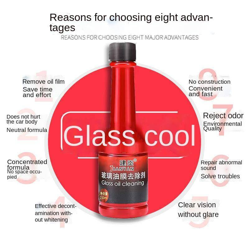 150ml Car Windshield Glass Oil Film Remover Cleaner Anti-Fog Rainproof Remove Clean Dirt Stain Remover