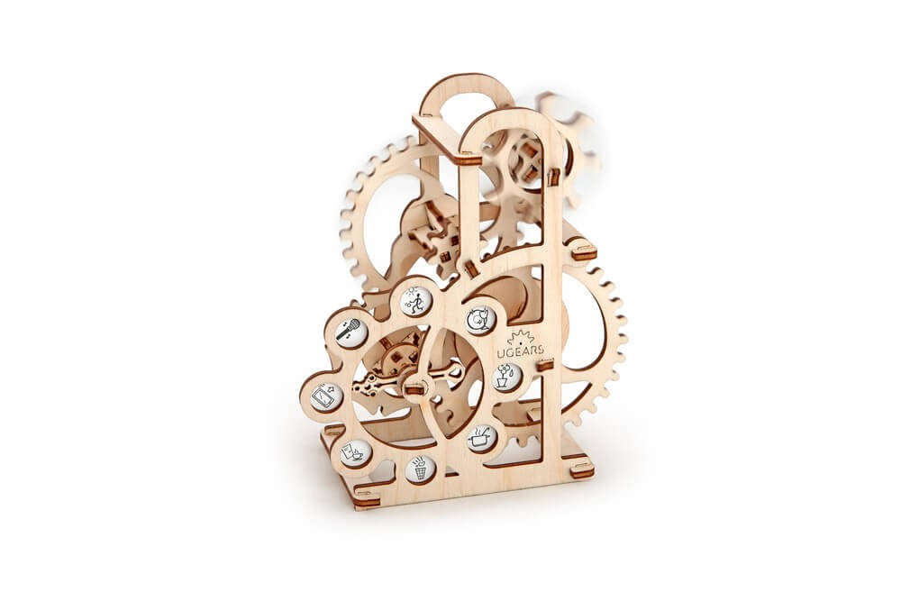 Ugears Dynamometer ★Mechanical 3D Puzzle Kit Model Toys Gift Present Birthday Xmas Christmas Kids Adults