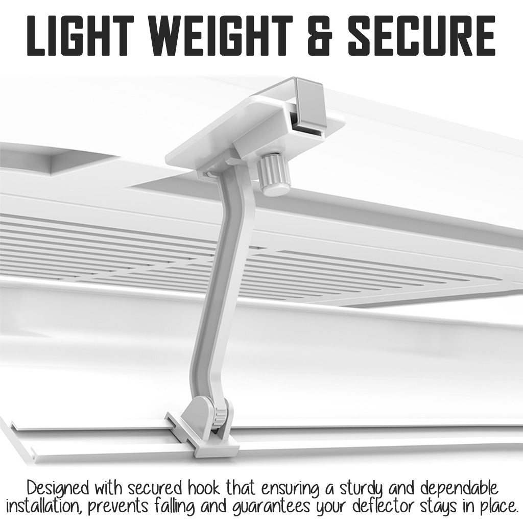 Central Aircon Cassette Wind Deflector Ceiling Air Conditioner Airflow Diverter Air Con Shield Windshield Deflactor