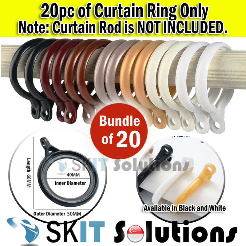 Curtain Rod Pole Laundry Shower Practical Stainless Steel Round Head Extendable Telescopic Tension