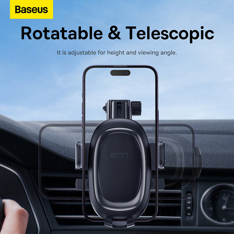 Baseus UltraControl Pro Series Auto Clamping-Type Car Holder Set iPhone 15 Pro Max Huawei Redmi Oppo Samsung Xiaomi Cluster