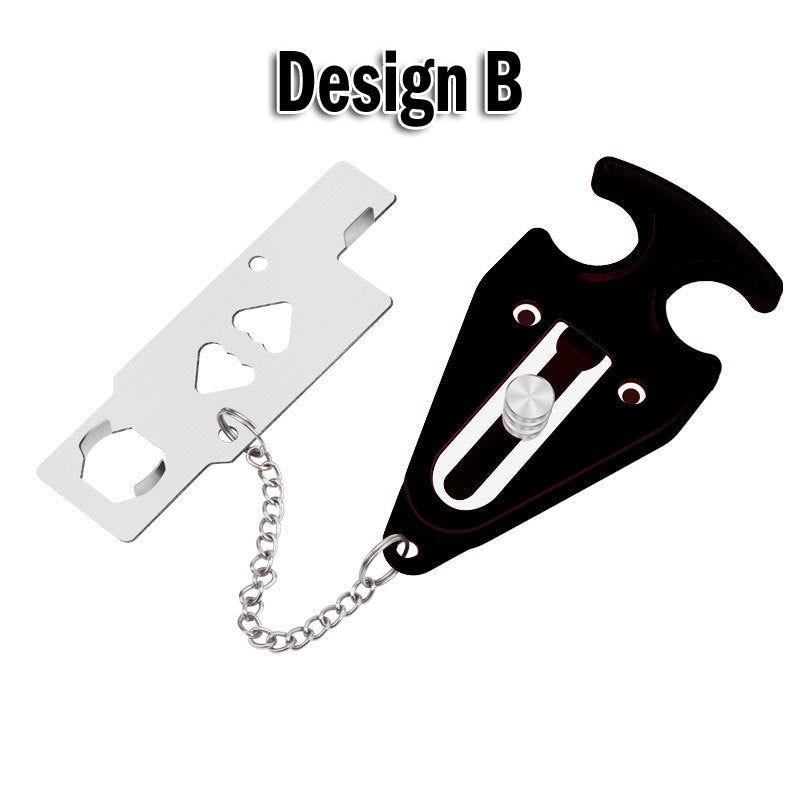 Portable Travel Door Lock Home Security Keypad Lockdown Locker Door Stopper Anti-Theft for Safety Privacy Hotel Home