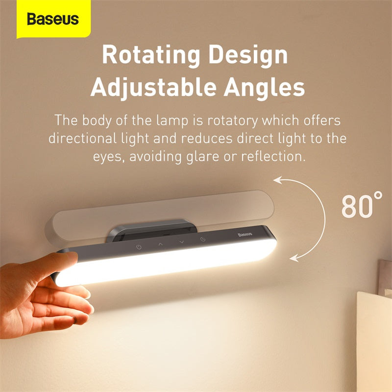 Baseus Magnetic Charging Desk Lamp LED Hanging Stepless Dimming Charging Table Night Light for Study Wardrobe Bedroom Kitchen