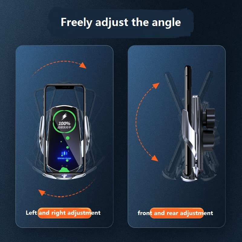 Q3 15W Qi Wireless Charging / Magnetic Charging Car Fast Charger Auto-Clamping Air Vent Phone Mount Aircon Holder Stand