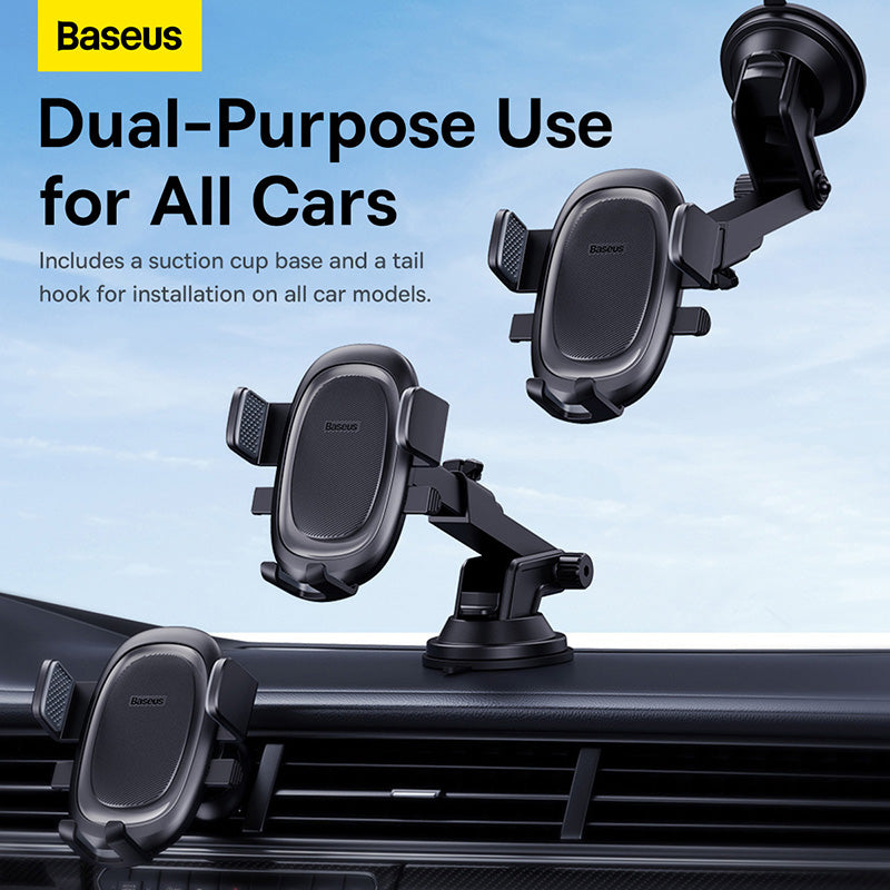 Baseus UltraControl Pro Series Auto Clamping-Type Car Holder Set iPhone 15 Pro Max Huawei Redmi Oppo Samsung Xiaomi Cluster