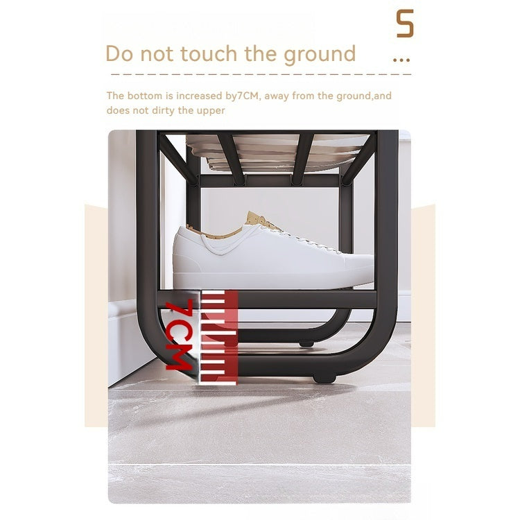 Multi-Layer Shoe Rack Waterproof Steel Pipe Dustproof Easy Assemble Storage Shelf for Home Dormitory