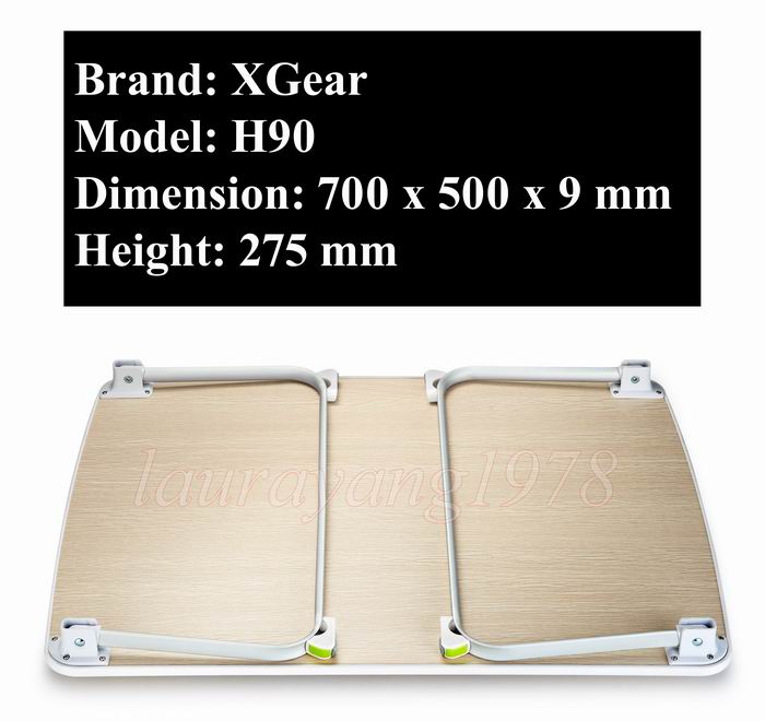 Xgear H90 Foldable Laptop Table Desk★Large 700x500 mm★Work Home Based Learning★WOF★HBL★PC Computer Bed Sofa Folding