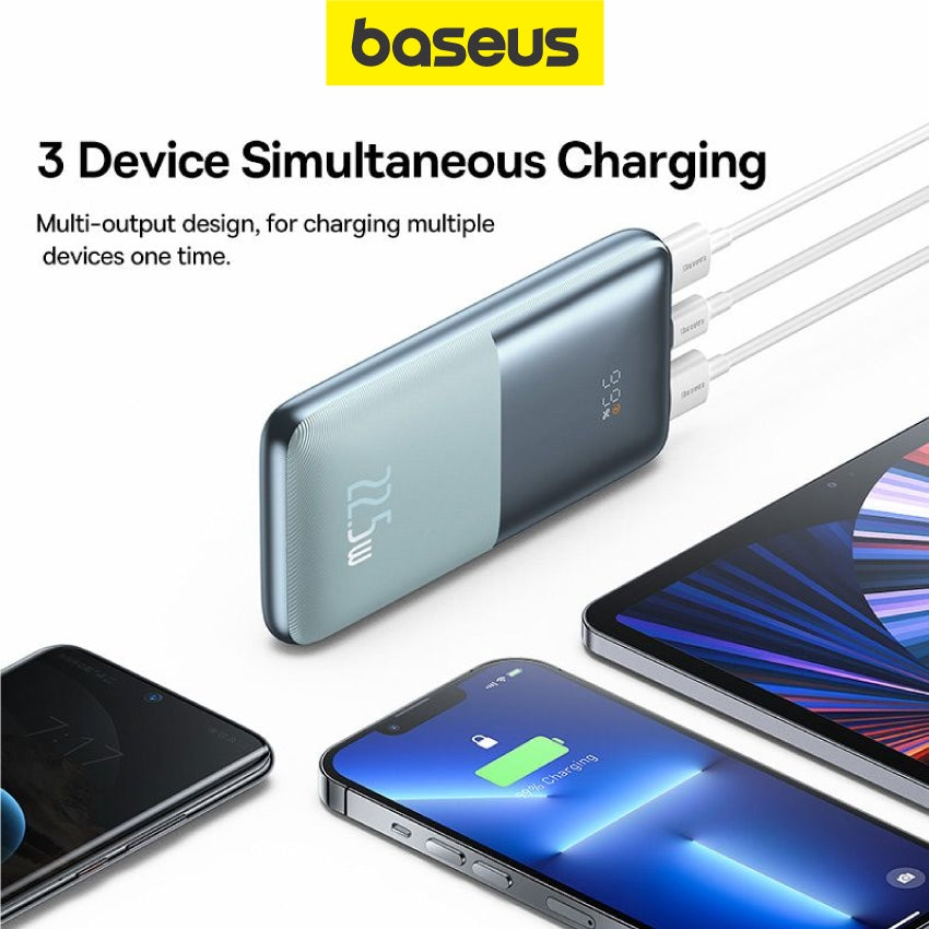 Baseus Bipow Pro Digital Display Fast Charge Power Bank 10000mAh / 20000mAh 22.5W Emergency Battery Charger PowerBank