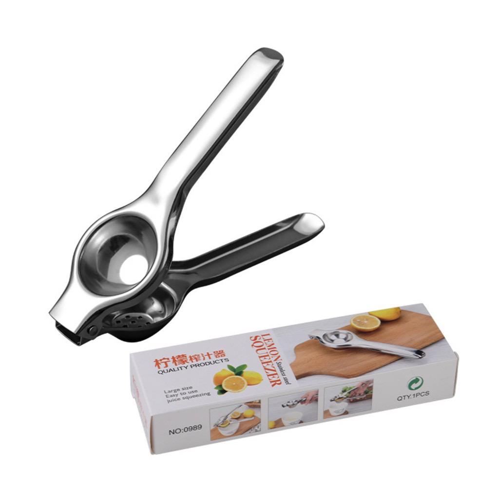 Lemon Squeezer Juicer Stainless Steel Kitchen Bar Orange Lime Citrus Juicer Manual Hand Press New with Box