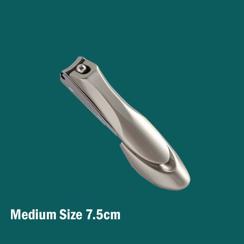 Ultra-Thin Portable Premium Folding Nail Clipper Double Head Dual-Purpose Stainless Steel Nail Cutter Manicure Tool
