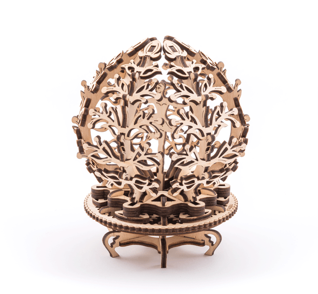 Ugears Mechanical Flower ★Mechanical 3D Puzzle Kit Model Toys Gift Present Birthday Xmas Christmas Kids Adults