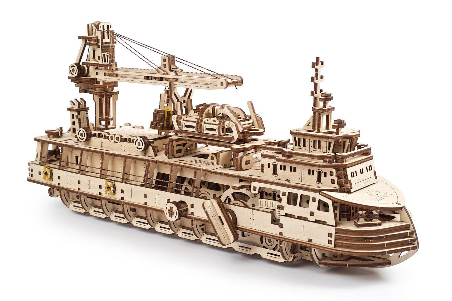 Ugears Research Vessel ★Mechanical 3D Puzzle Kit Model Toys Gift Present Birthday Xmas Christmas Kids Adults
