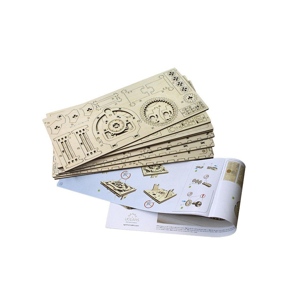 Ugears Safe ★Mechanical 3D Puzzle Kit Model Toys Gift Present Birthday Xmas Christmas Kids Adults