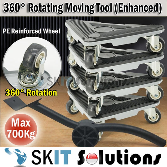 Upgraded Heavy Object Furniture Fridge Sofa Bed Moving Device Tool Mover Lifter Roller Slider Transport Pad★700KG / 300KG