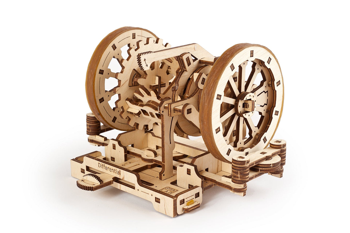 Ugears Stem Lab Differential ★Mechanical 3D Puzzle Kit Model Toys Gift Present Birthday Xmas Christmas Kids Adults