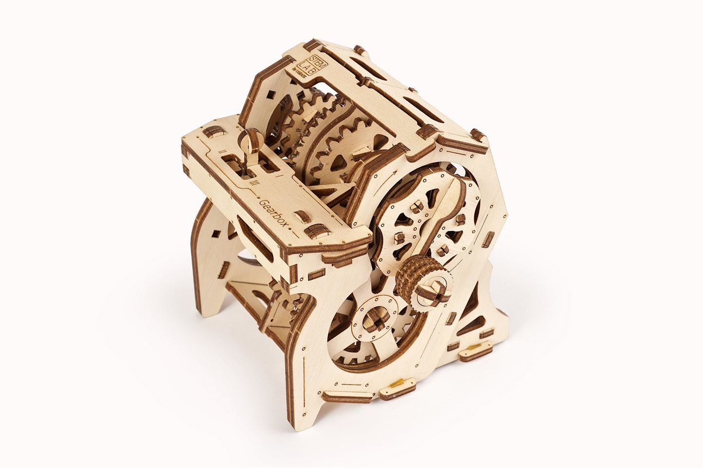 Ugears Stem Lab Gearbox ★Mechanical 3D Puzzle Kit Model Toys Gift Present Birthday Xmas Christmas Kids Adults