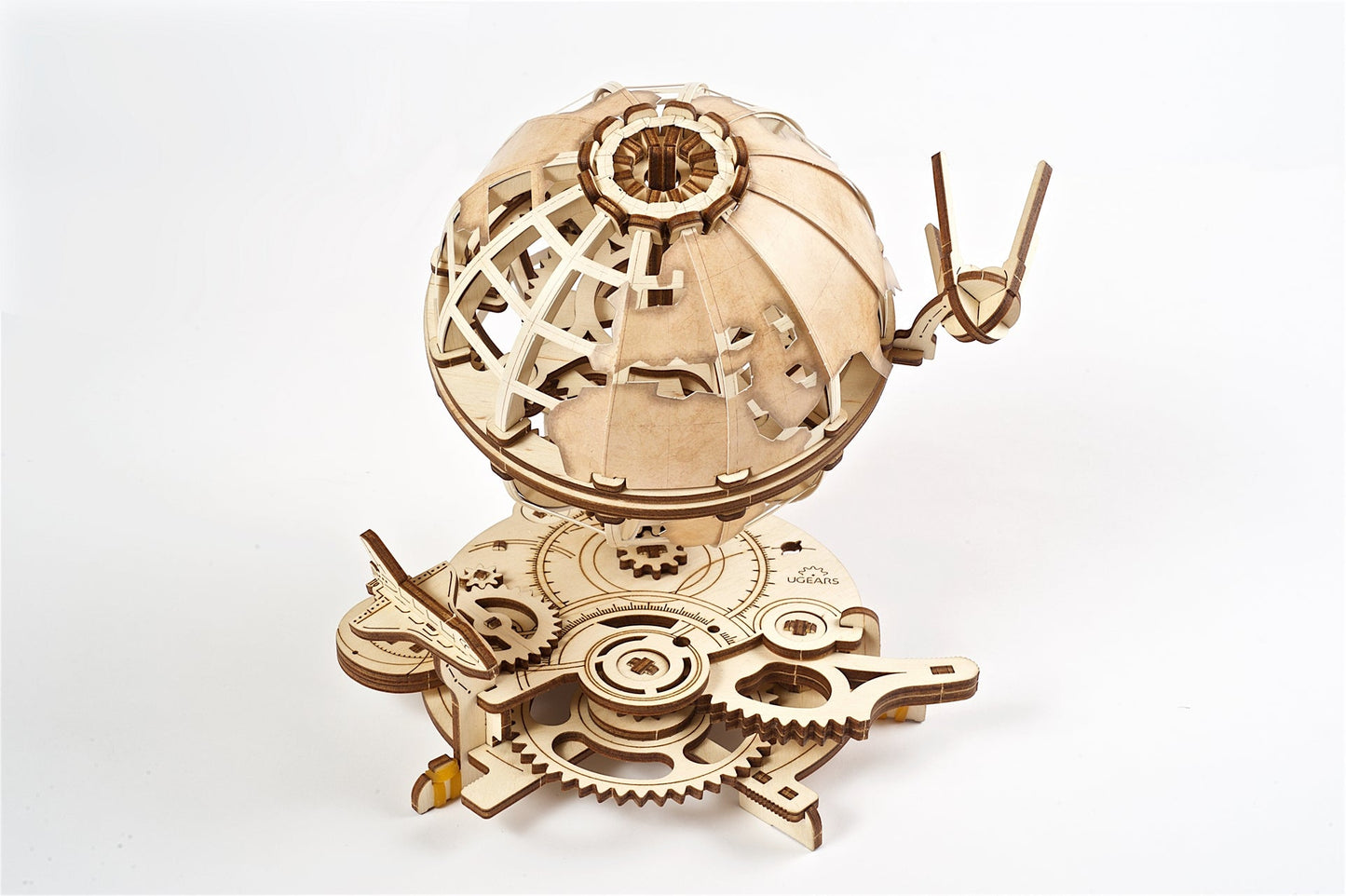 Ugears Globus ★Mechanical 3D Puzzle Kit Model Toys Gift Present Birthday Xmas Christmas Kids Adults