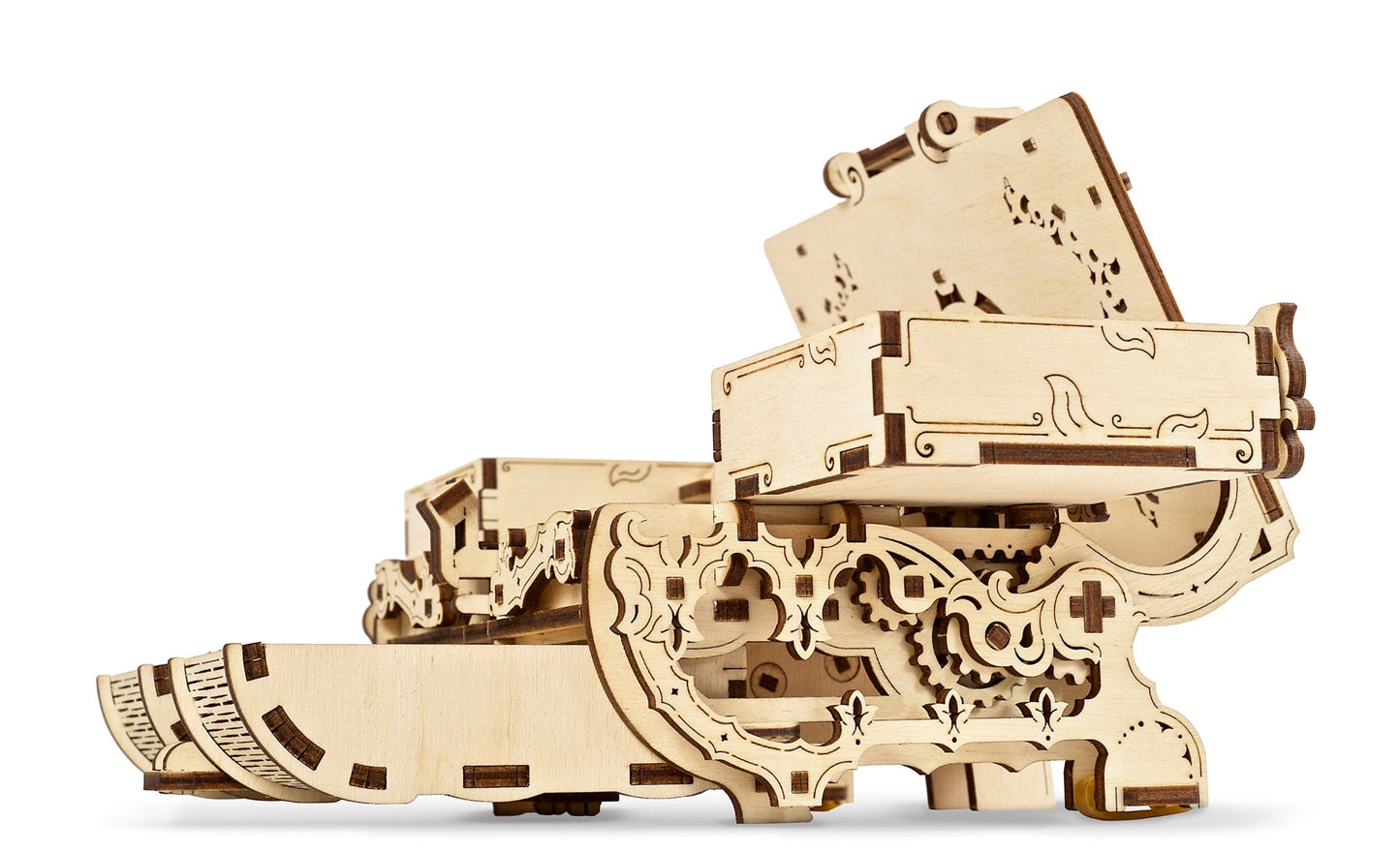 Ugears Amber Box ★Mechanical 3D Puzzle Kit Model Toys Gift Birthday Present Xmas Christmas Kids Adults