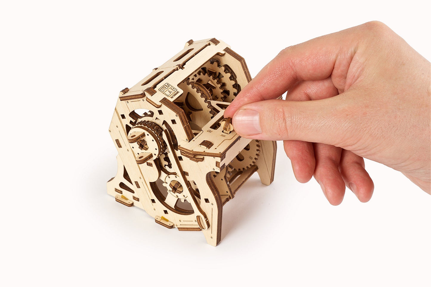 Ugears Stem Lab Gearbox ★Mechanical 3D Puzzle Kit Model Toys Gift Present Birthday Xmas Christmas Kids Adults