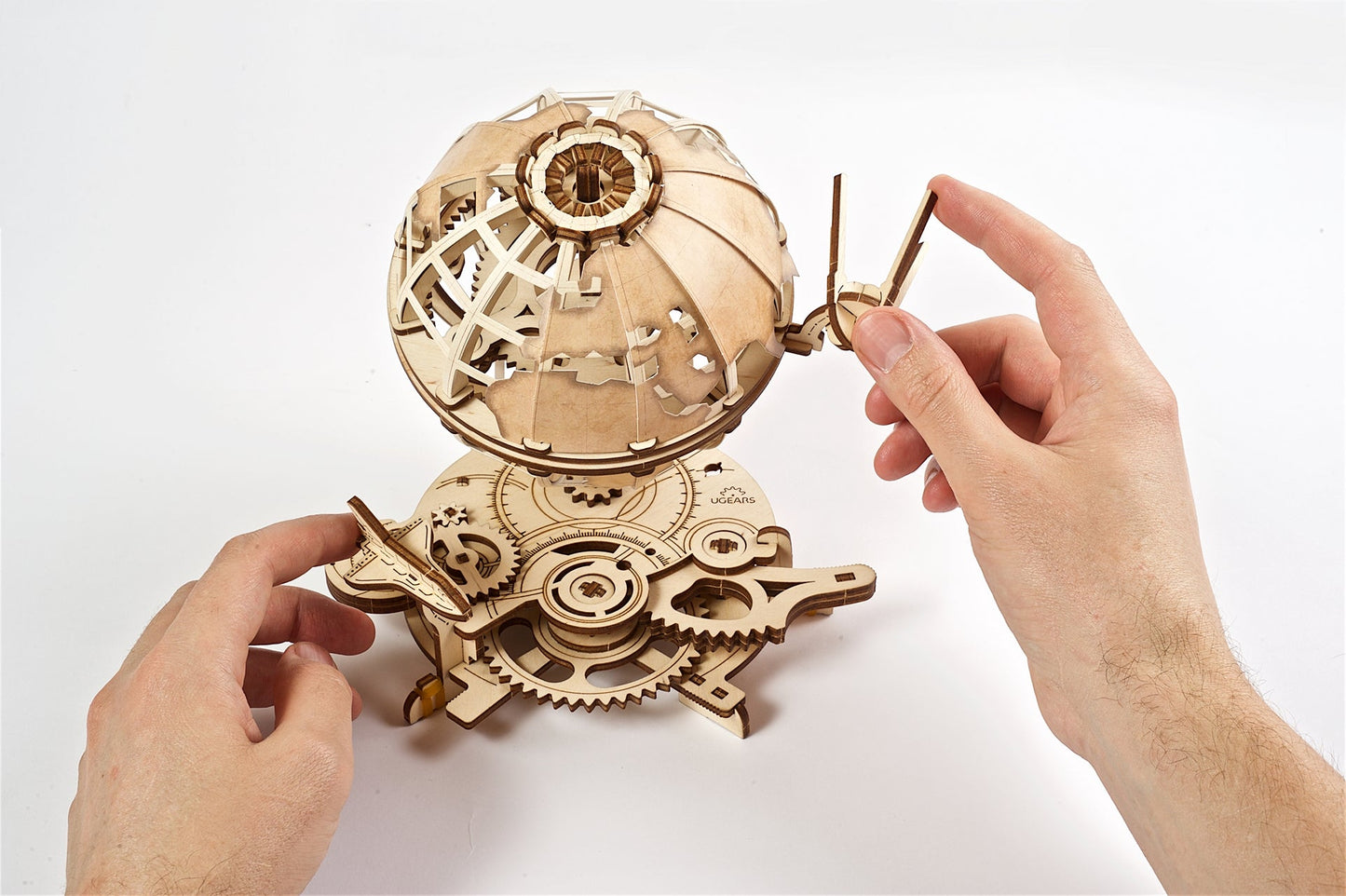 Ugears Globus ★Mechanical 3D Puzzle Kit Model Toys Gift Present Birthday Xmas Christmas Kids Adults