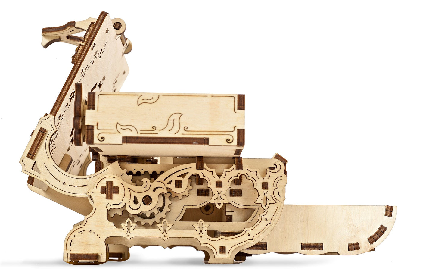 Ugears Amber Box ★Mechanical 3D Puzzle Kit Model Toys Gift Birthday Present Xmas Christmas Kids Adults
