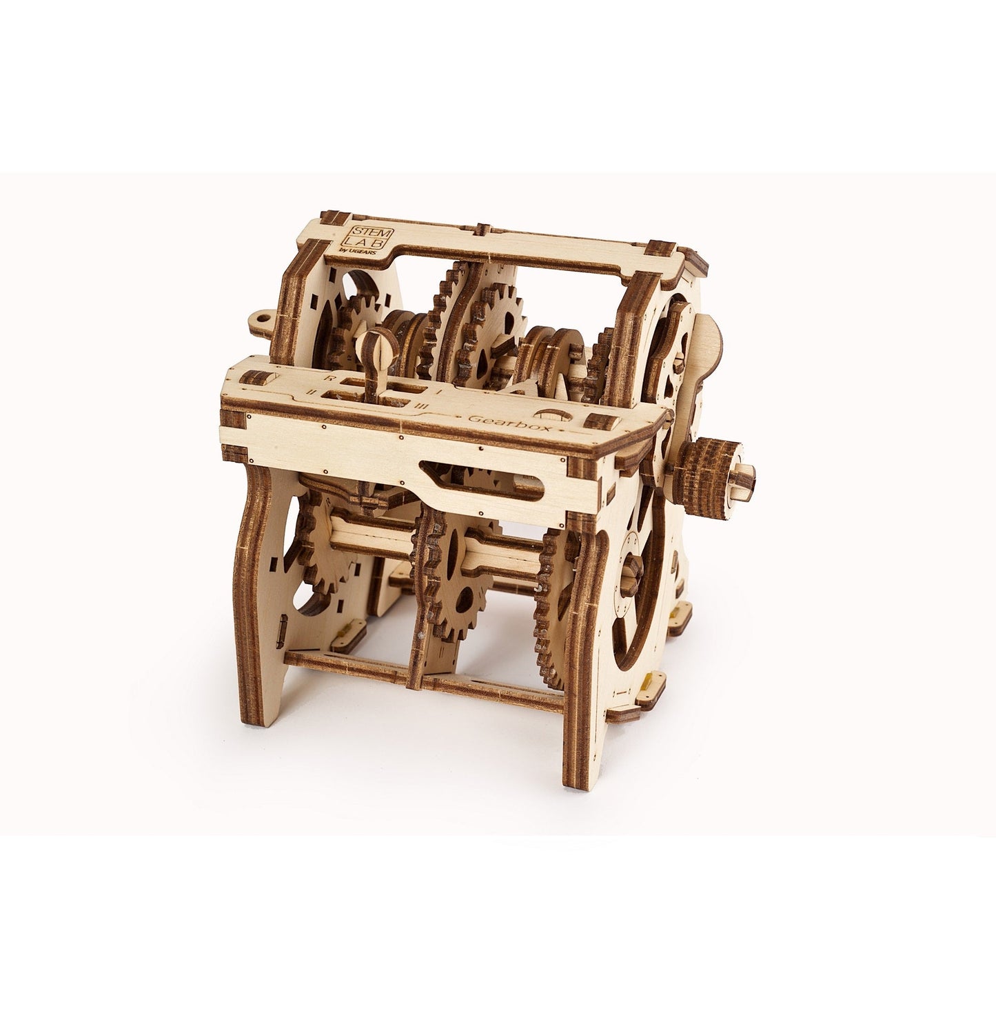 Ugears Stem Lab Gearbox ★Mechanical 3D Puzzle Kit Model Toys Gift Present Birthday Xmas Christmas Kids Adults