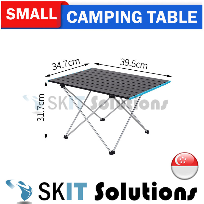 Foldable Outdoor Camping Table Portable BBQ Picnic Folding Desk Collapsible Aluminium Hiking Fishing
