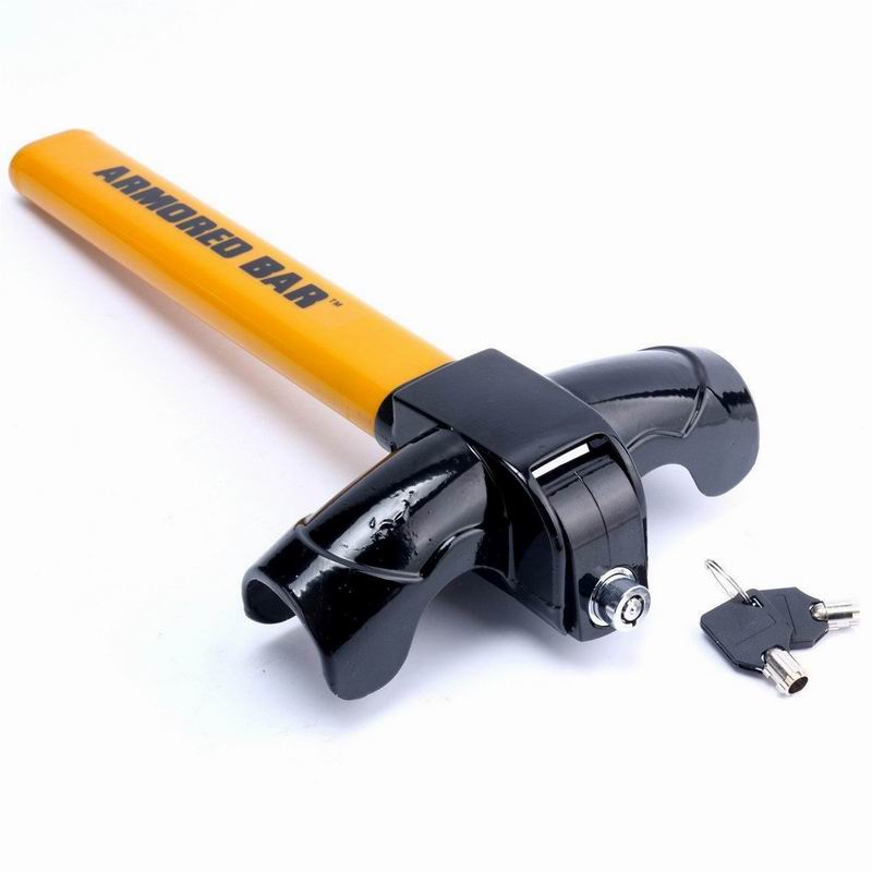 Armored Car Anti-Theft Steering Wheel Lock Thief Steal Car Vehicles Security