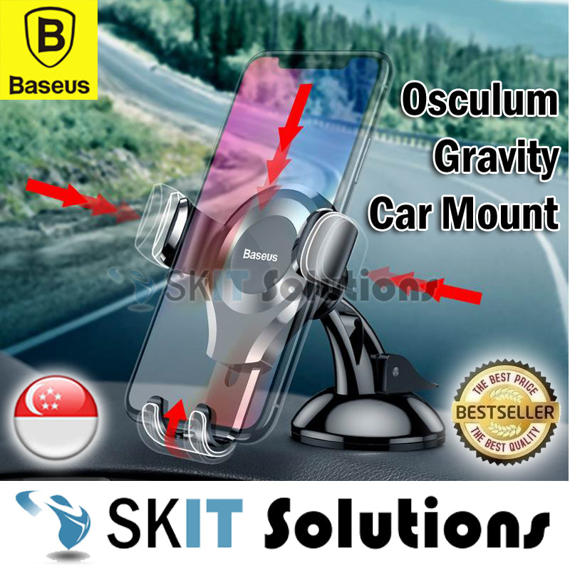 Baseus Osculum Type Gravity Stand Car Mount Phone Holder