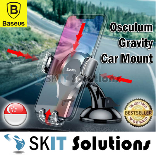 Baseus Osculum Type Gravity Stand Car Mount Phone Holder