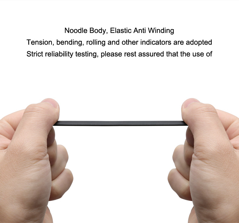 Baseus Two-in-One 2in1 Portable Cable iOS Android iPhone Samsung Wire 23cm Short