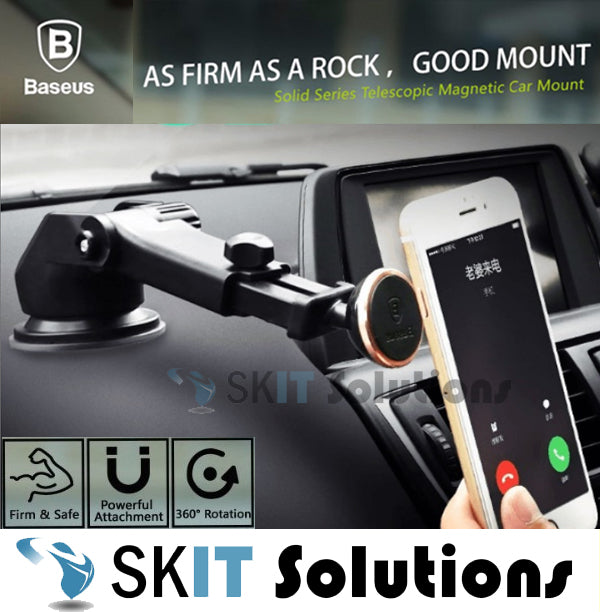 BASEUS Solid Series Telescopic Magnetic Car Mount