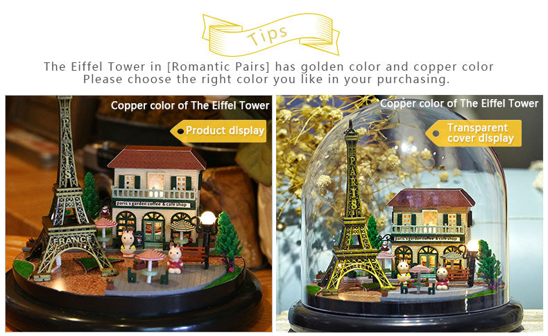 CuteRoom Romantic Paris★Miniature Doll House Dollhouse★DIY Gift Wooden Handmade