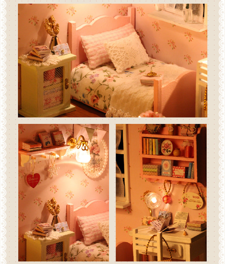 CuteRoom Sun Angel★Miniature Doll House Dollhouse★DIY Gift Wooden Handmade 3D
