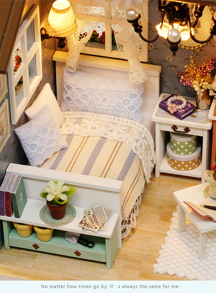 CuteRoom Blue Forest Times★Miniature Doll House Dollhouse★DIY Gift Wooden 3D