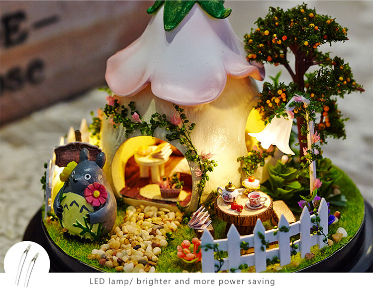 CuteRoom Green Garden★Miniature Doll House Dollhouse★DIY Gift Wooden Handmade 3D
