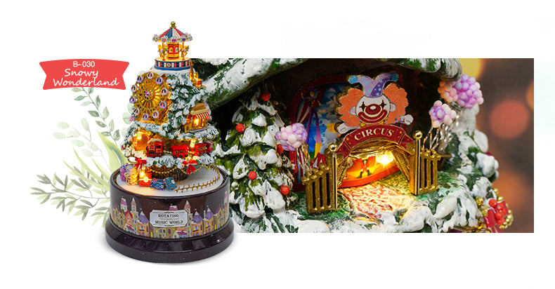 CuteRoom Snowy Wonderland★Miniature Doll House Dollhouse★DIY Gift Wooden 3D