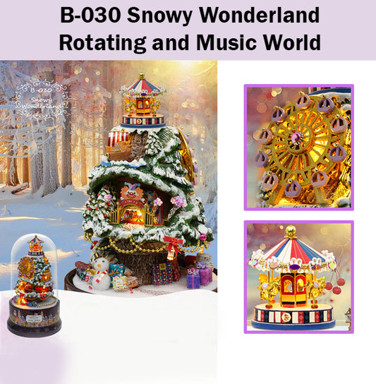 CuteRoom Snowy Wonderland★Miniature Doll House Dollhouse★DIY Gift Wooden 3D