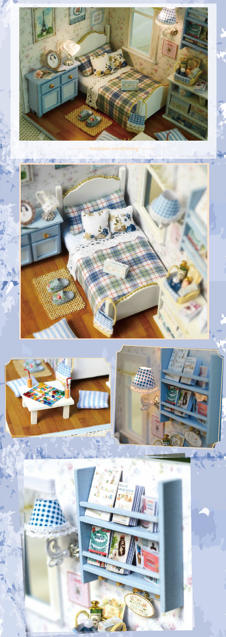 CuteRoom Sunlight Overflowing★Miniature Doll House Dollhouse★DIY Gift Wooden 3D