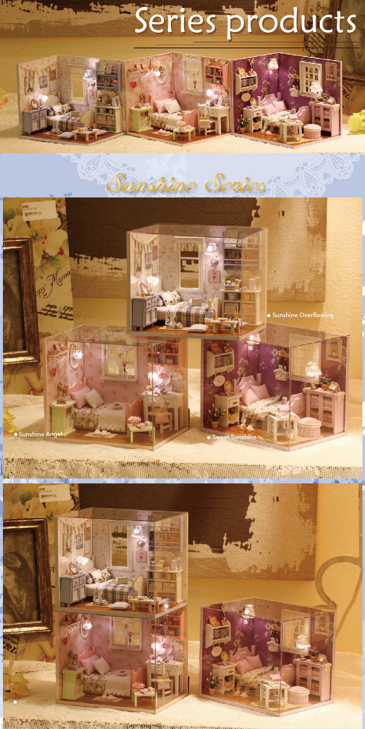 CuteRoom Sunlight Overflowing★Miniature Doll House Dollhouse★DIY Gift Wooden 3D