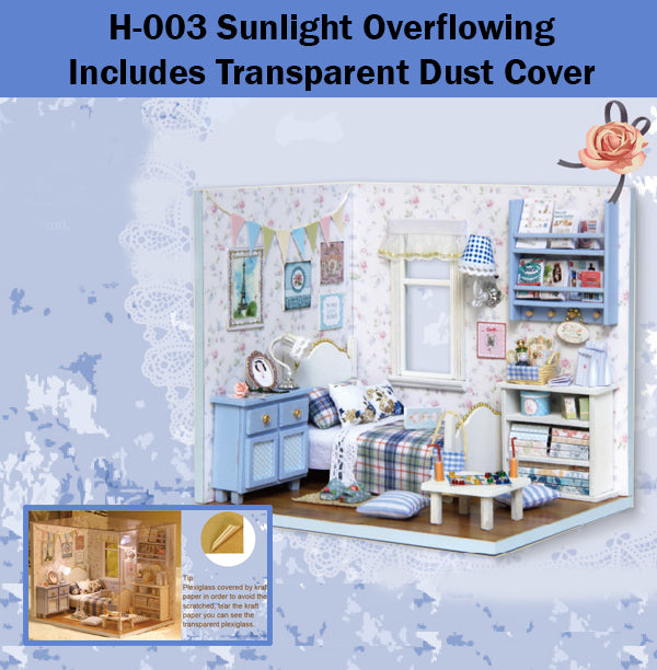 CuteRoom Sunlight Overflowing★Miniature Doll House Dollhouse★DIY Gift Wooden 3D