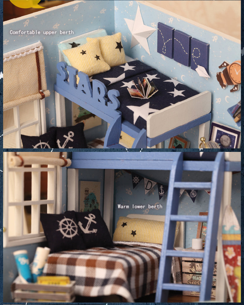 CuteRoom Star Trek★Miniature Doll House Dollhouse★DIY Gift Wooden Handmade 3D