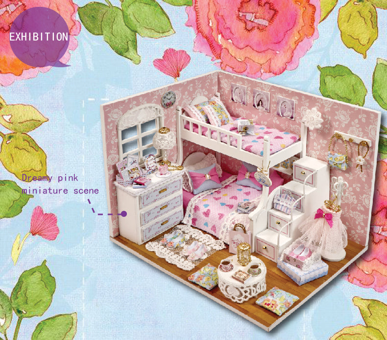 CuteRoom Dream Angels★Miniature Doll House Dollhouse★DIY Gift Wooden Handmade 3D