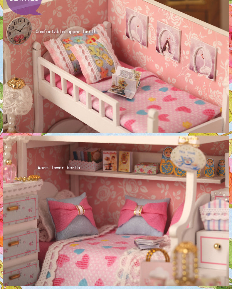 CuteRoom Dream Angels★Miniature Doll House Dollhouse★DIY Gift Wooden Handmade 3D
