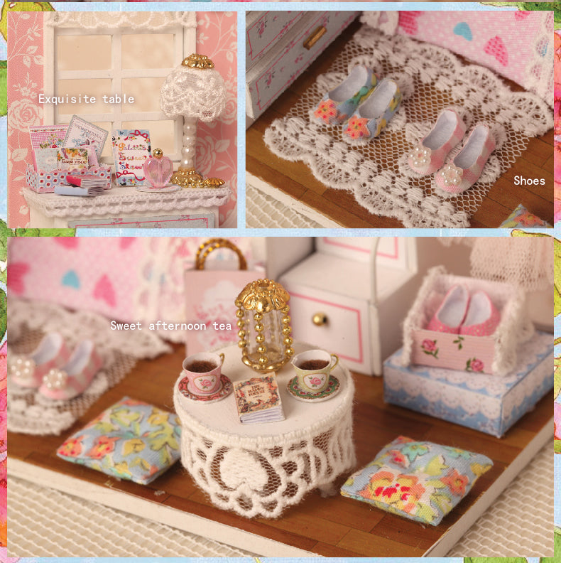CuteRoom Dream Angels★Miniature Doll House Dollhouse★DIY Gift Wooden Handmade 3D