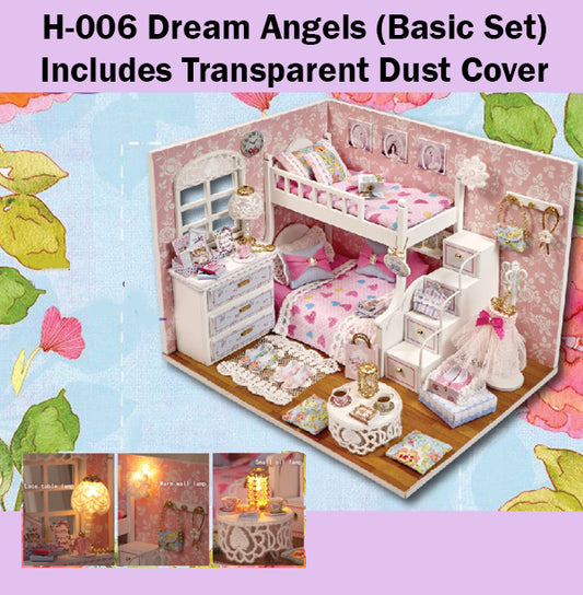 CuteRoom Dream Angels★Miniature Doll House Dollhouse★DIY Gift Wooden Handmade 3D