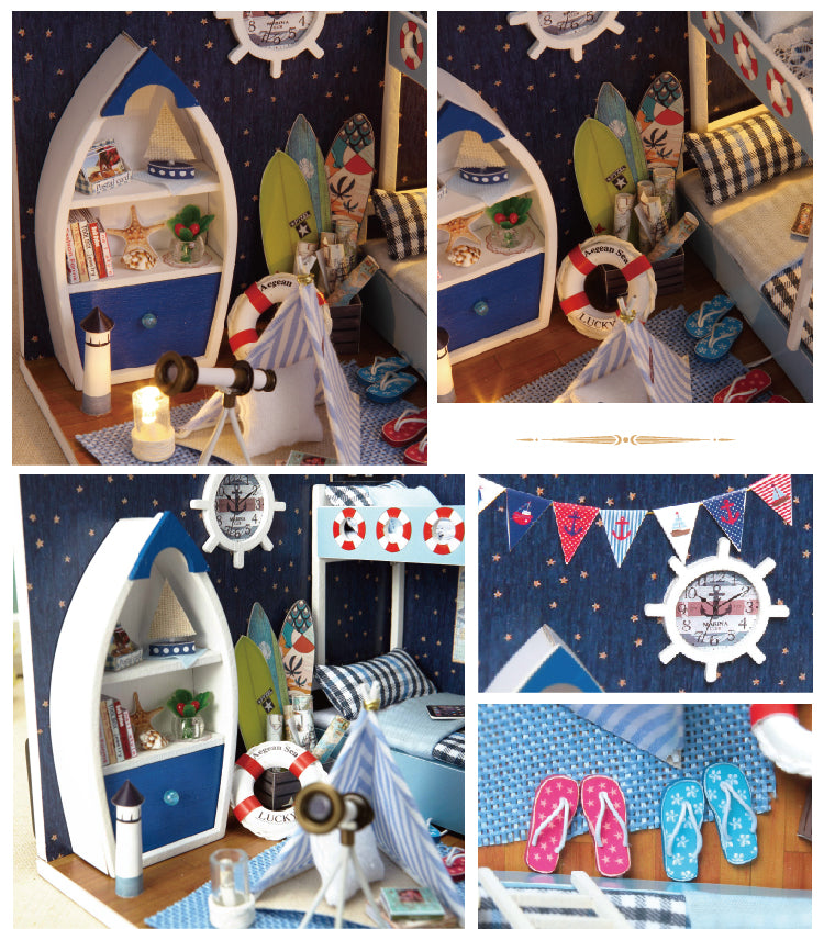 CuteRoom Face The Sky★Miniature Doll House Dollhouse★DIY Gift Wooden Handmade 3D