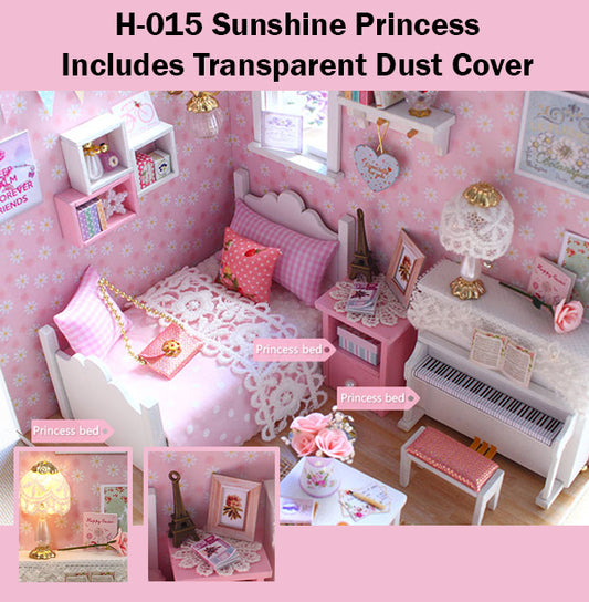 CuteRoom Sunshine Princess★Miniature Doll House Dollhouse★DIY Gift Wooden 3D